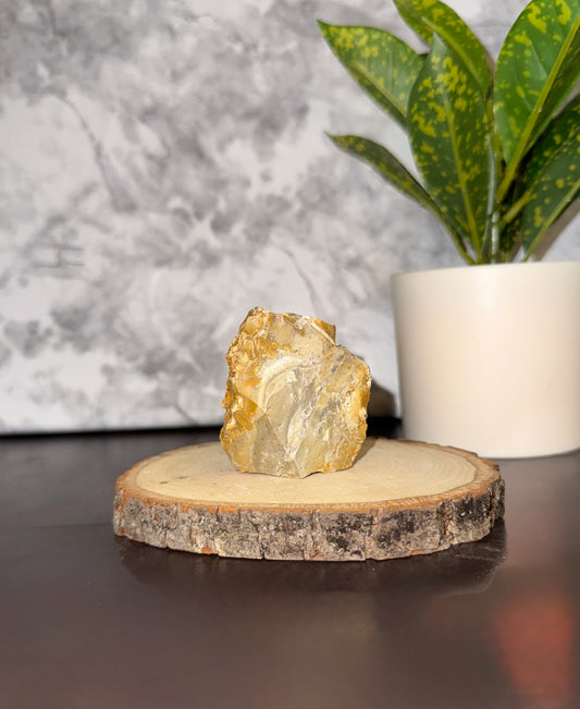 Natural beautifully banded chert piece for display or lapidary rough