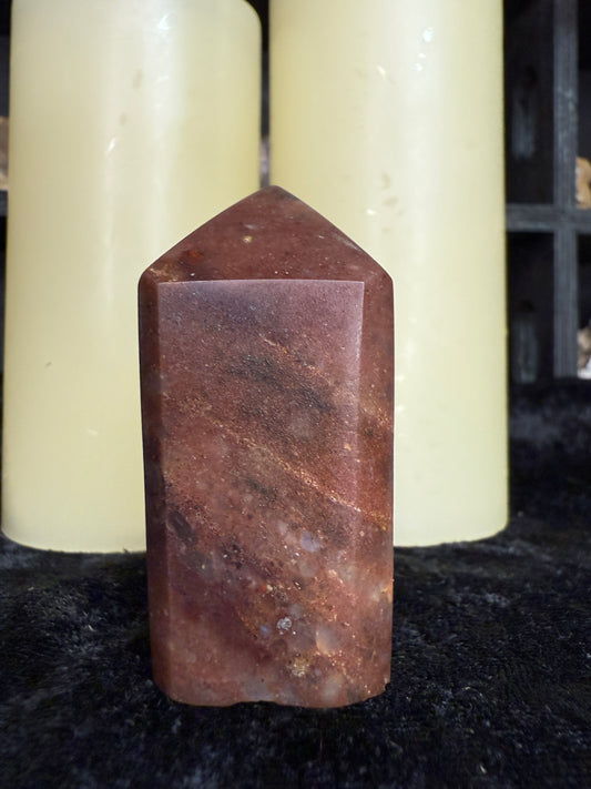 Raspberry quartz towers