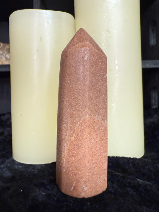 Pink Kona dolomite agate tower