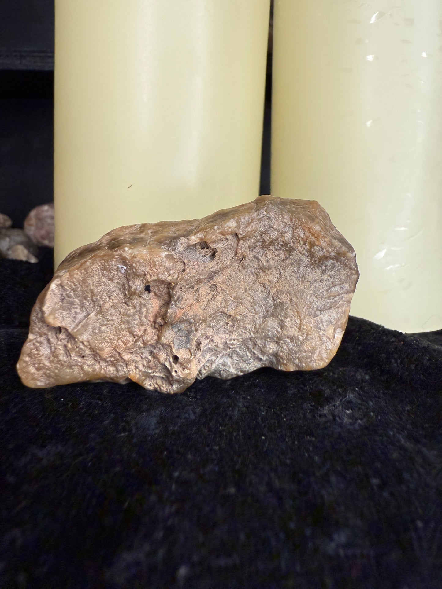 Face polished Stromatolite Lake Superior agate halves