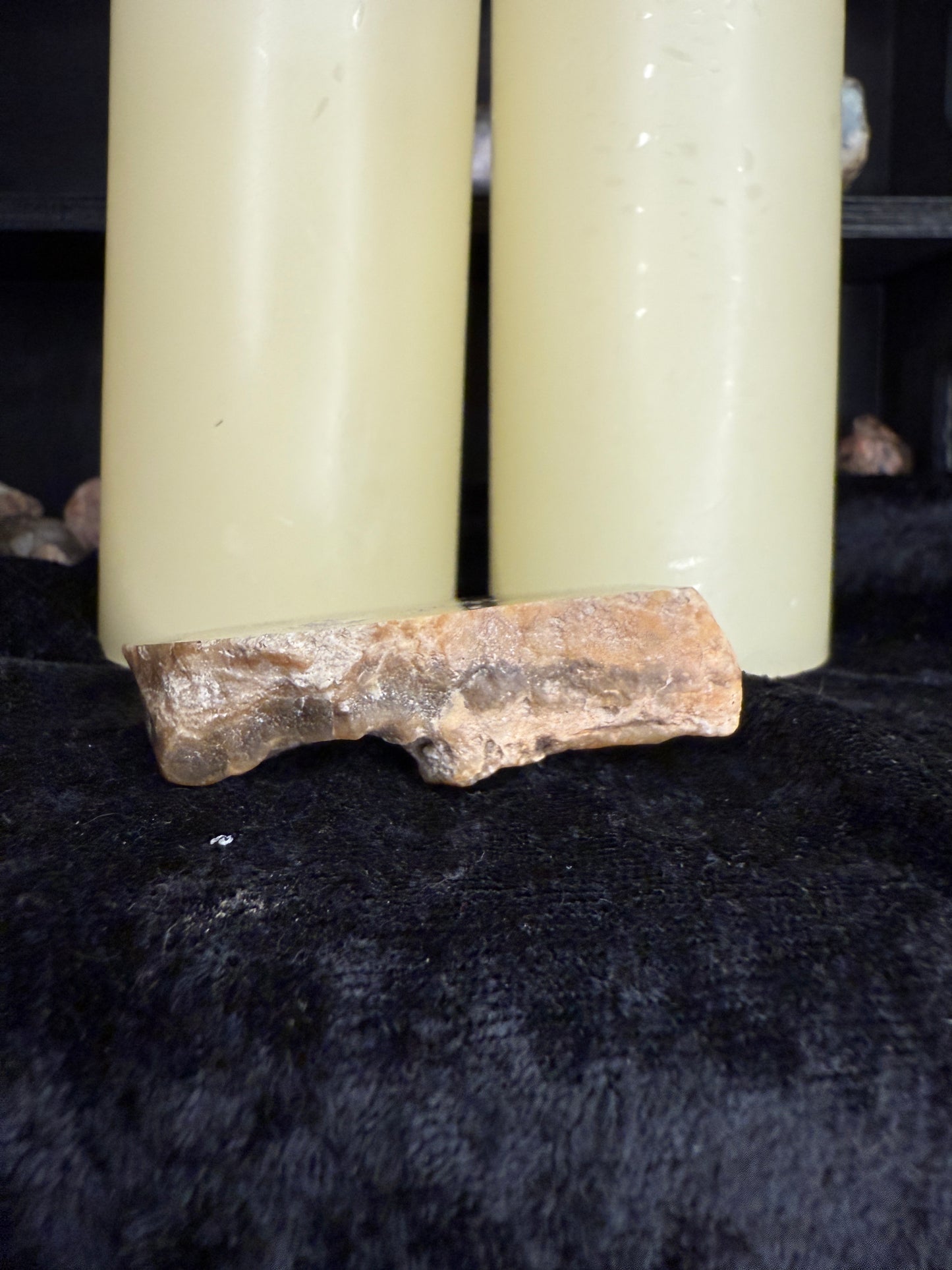 Face polished Stromatolite Lake Superior agate halves