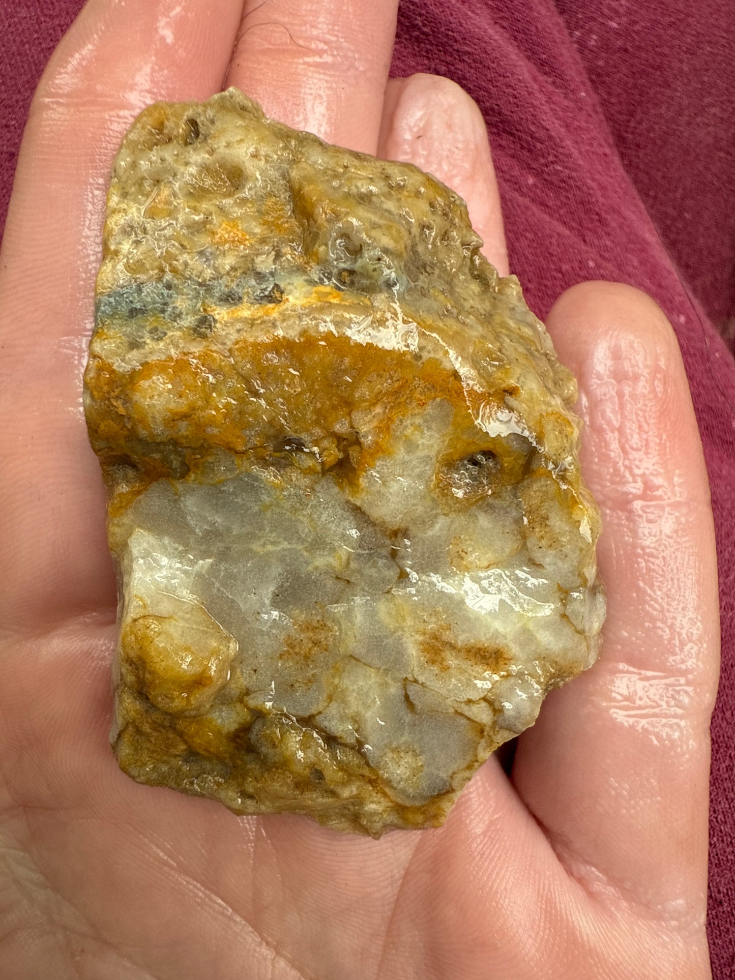 [Damaged] Mossy Plume Lake Superior agate slices