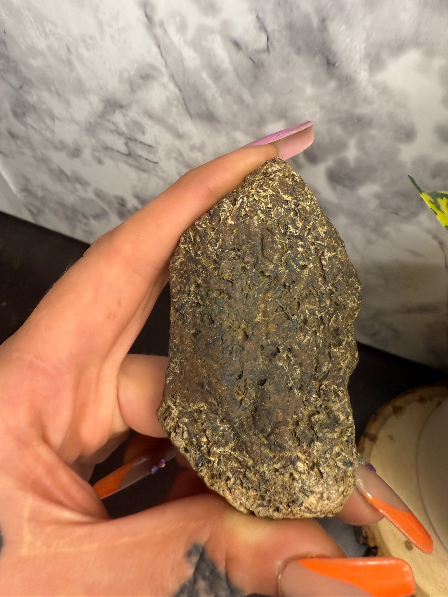 Silicated hematite & cerussite polished slab