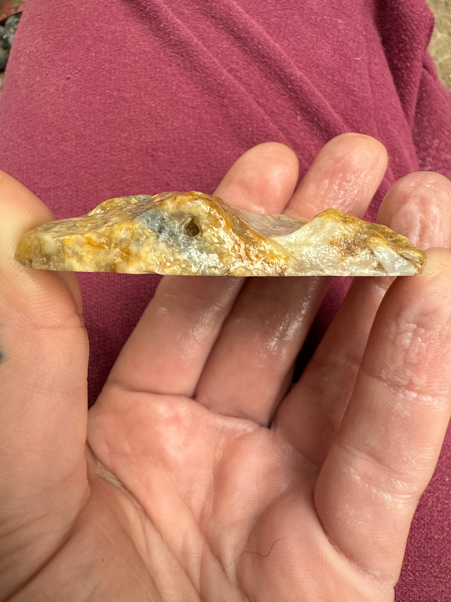 [Damaged] Mossy Plume Lake Superior agate slices
