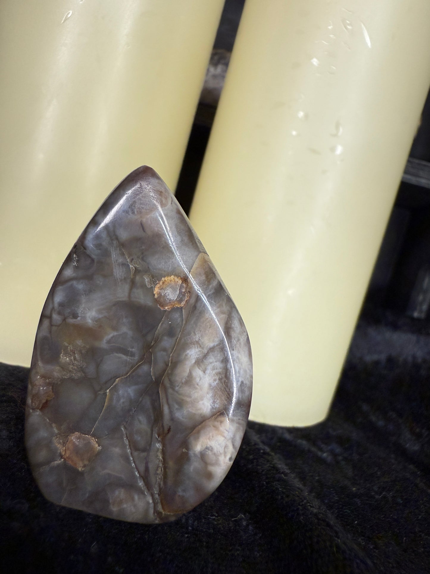 Goth Lake Superior agate small flame