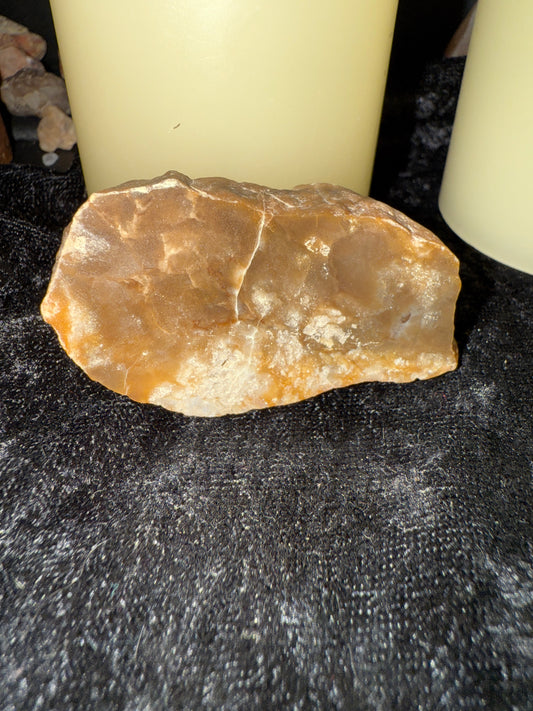 Face polished Stromatolite Lake Superior agate halves